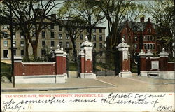 Van Wickle Gate, Brown University Postcard