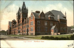 High School Hartford, CT Postcard Postcard Postcard