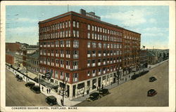 Congress Square Hotel Postcard