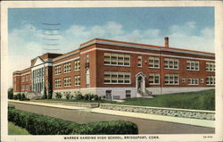 Warren Harding High School Bridgeport, CT Postcard Postcard Postcard