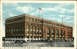 N. Y. N. H. & H. R. R. Station Postcard