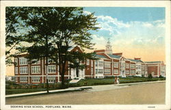 Deering High School Portland, ME Postcard Postcard Postcard