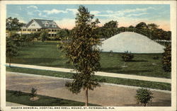 Agusta Memorial Hospital and Shell Mound Postcard