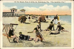 On The Beach, Pass-A-Grill St. Petersburg, FL Postcard Postcard Postcard