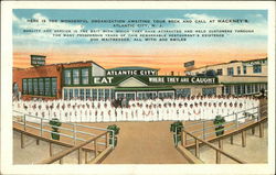 Hackney's - The Largest Sea Food Restaurant In The World Atlantic City, NJ Postcard Postcard Postcard