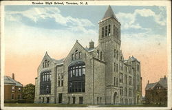 Trenton High School New Jersey Postcard Postcard Postcard