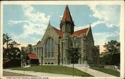 First Baptist Church Postcard