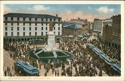 Monument Square Portland, ME Postcard Postcard Postcard