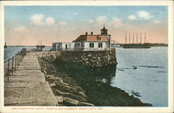 Breakwater Light, Portland Harbor Postcard