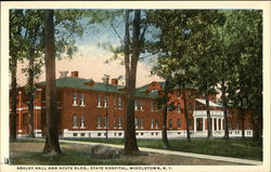 Ashley Hall and Acute Building, State Hospital Postcard