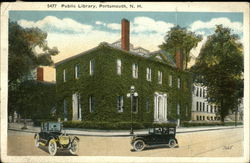 Public Library Portsmouth, NH Postcard Postcard Postcard