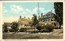 Somerville Hospital Massachusetts Postcard Postcard Postcard