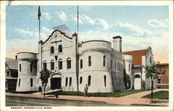 Armory Somerville, MA Postcard Postcard Postcard