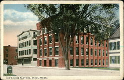 Lee's Shoe Factory Postcard