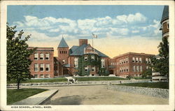 High School Athol, MA Postcard Postcard Postcard