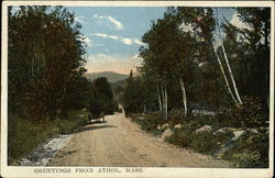 Greetings from Athol, Mass. Postcard