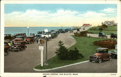 Ocean Avenue Oak Bluffs, MA Postcard Postcard Postcard