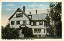 The Betsy Moody Cottage East Northfield, MA Postcard Postcard Postcard