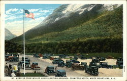 Mt. Webster from Willey House Camping Grounds Postcard