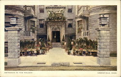 Entrance to The Weldon Postcard