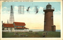 East Chop Light, Genral View Postcard