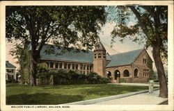 Malden Public Library Postcard