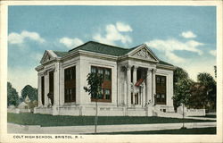 Colt High School Bristol, RI Postcard Postcard Postcard