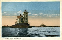 Wickford Light North Kingstown, RI Postcard Postcard Postcard