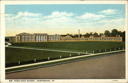 Wm. Penn High School Harrisburg, PA Postcard Postcard Postcard