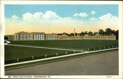 Wm. Penn High School Harrisburg, PA Postcard Postcard Postcard