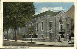 New Public Library Postcard