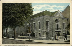 New Public Library Postcard