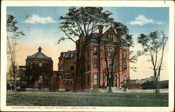 General Hospital, Front Street Harrisburg, PA Postcard Postcard Postcard