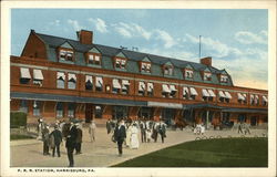 P. R. R. Station Postcard