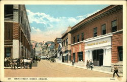 Main Street Bisbee, AZ Postcard Postcard Postcard