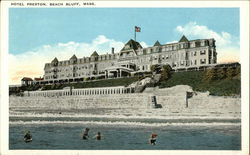 Hotel Preston Beach Bluff, MA Postcard Postcard Postcard