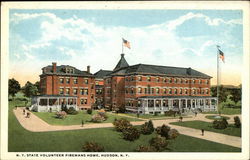 N. Y. State Volunteer Fireman's Home Hudson, NY Postcard Postcard Postcard