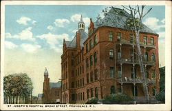 St Joseph's Hospital on Broad Street Postcard