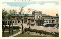 Union Depot Providence, RI Postcard Postcard Postcard