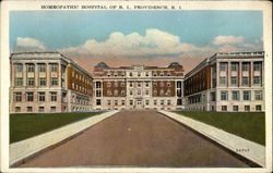 Homeopathic Hospital of Rhode Island Providence, RI Postcard Postcard Postcard