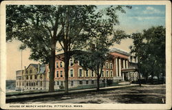 House of Mercy Hospital Pittsfield, MA Postcard Postcard Postcard