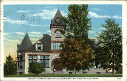 Northfield Seminary - Talcott Library East Northfield, MA Postcard Postcard Postcard