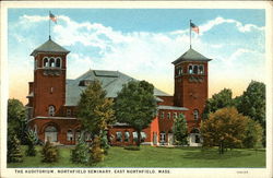 The Auditorium, Northfield Seminary Postcard