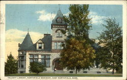 Northfield Seminary - Talcott Library East Northfield, MA Postcard Postcard Postcard