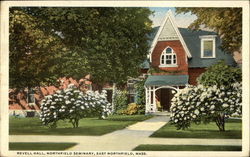 Revell Hall, Northfield Seminary Postcard