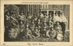 Boy Scout Band Boy Scouts Postcard Postcard Postcard