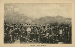 Scouts Tilting Contest Postcard