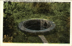 Old Indian Spring, Historical Point of Interest Postcard