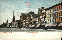 Broad and William Streets Newark, NJ Postcard Postcard Postcard