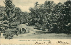 Cornell University - Entrance to the Campus Ithaca, NY Postcard Postcard Postcard